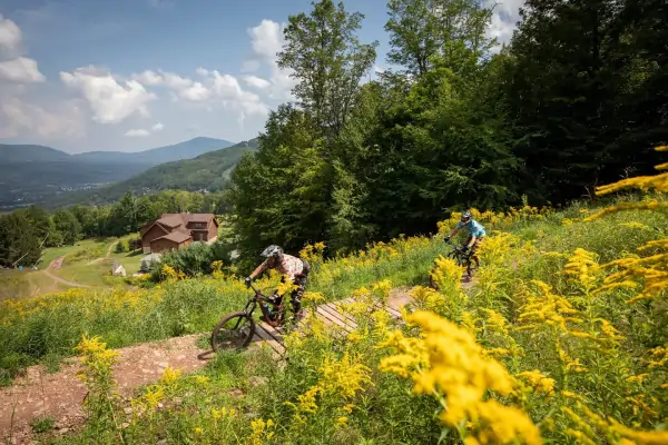 Windham Mountain ski slopes three minutes from Haus Windham